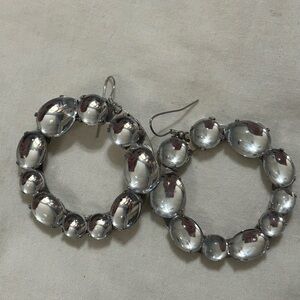 Silver Hoop Earrings